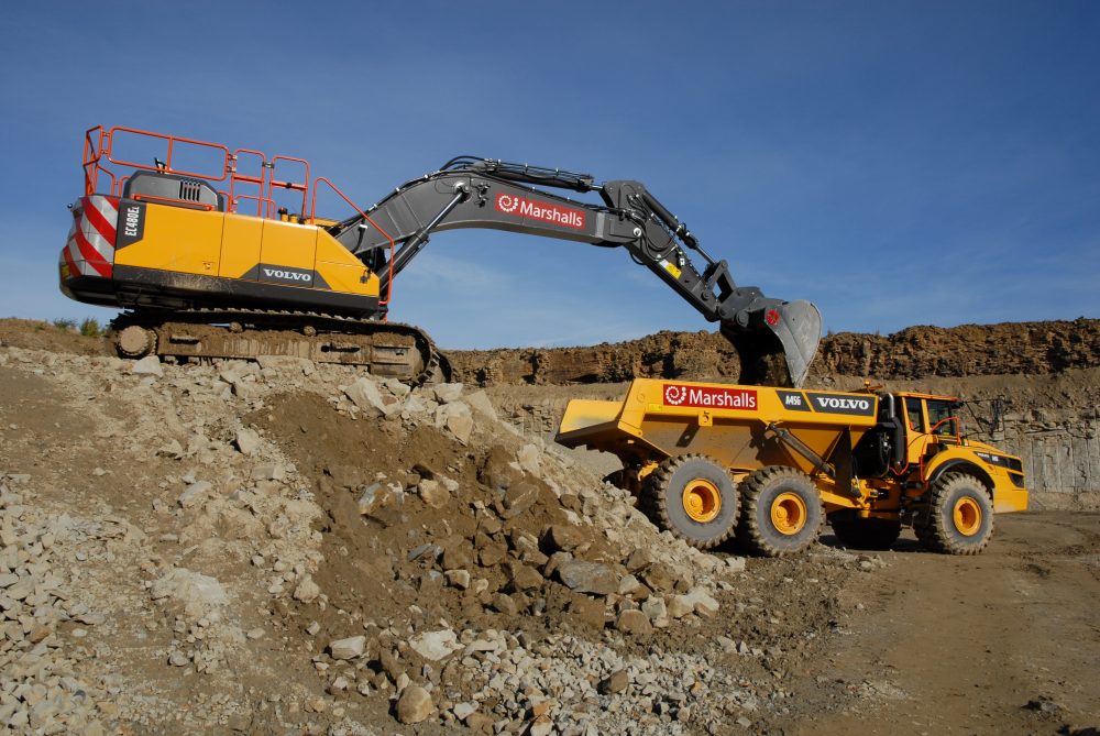 Howley Park Quarry opts for the flexibility of a Volvo Construction package