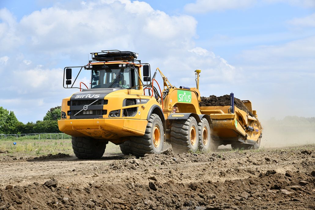 Volvo moves the Earth for the Sirius Group