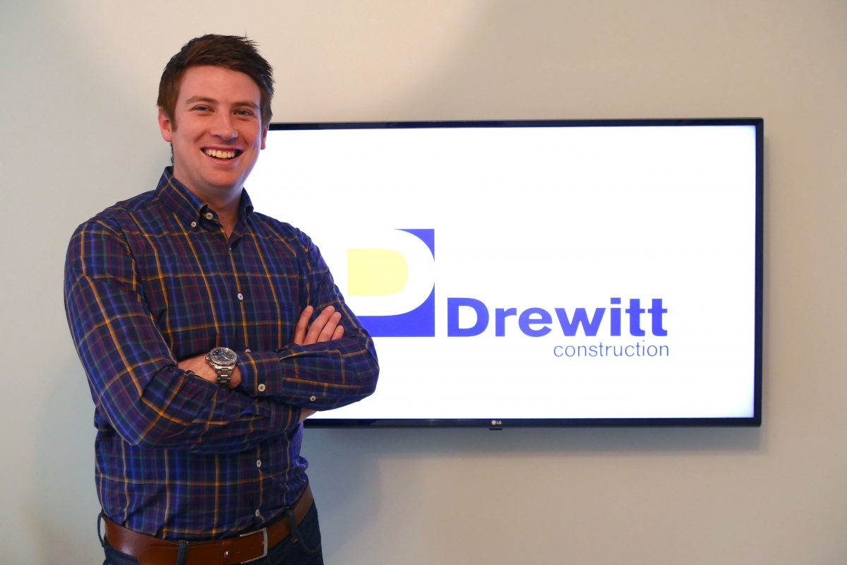 Alex Drewitt, founder of Drewitt Construction, based in the West Midlands