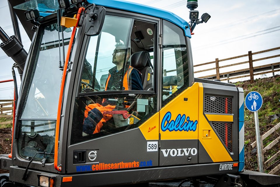 Collins Earthworks rewards their top machine operator with a VolvoCE EWR170E Excavator
