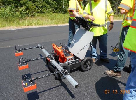 Maine DOT uses GPR Tech to ensure optimum pavement density throughout pavement layer