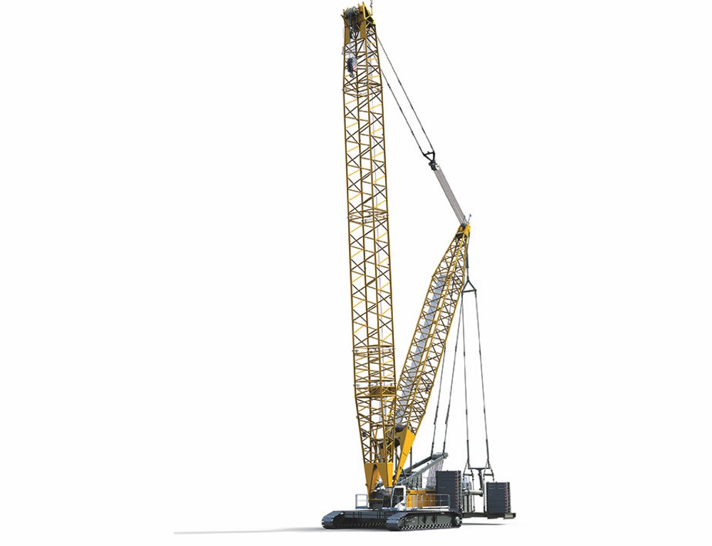 The new Liebherr crawler crane LR 1300 SX impresses with many innovative assistance systems, which both increase operational safety as well as simplify handling.