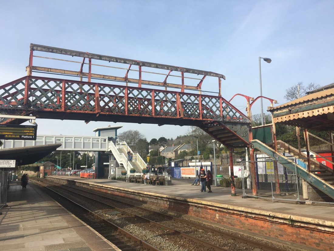 St Austell's Victorian footbridge finds new home at Helston heritage railway