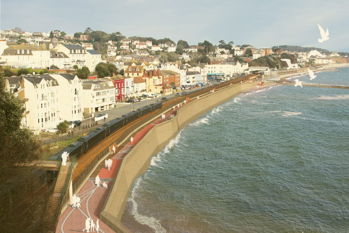 Network Rail promoting rail resilience with plans for improved sea wall at Dawlish