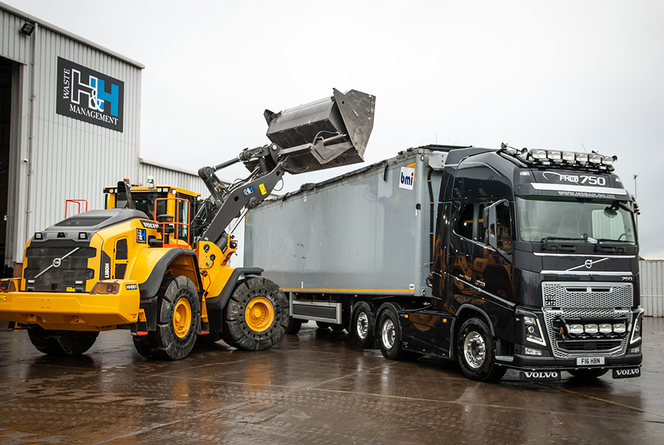 H and H start-up in Waste Management with Volvo Equipment