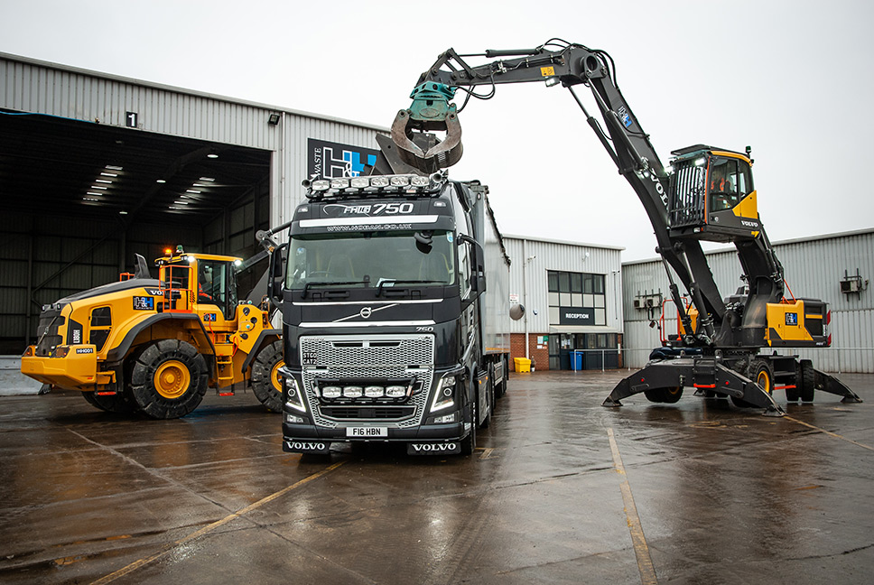 H and H start-up in Waste Management with Volvo Equipment
