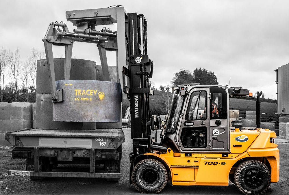 J D Forktrucks cement Hyundai deal with Tracey Concrete in Northern Ireland