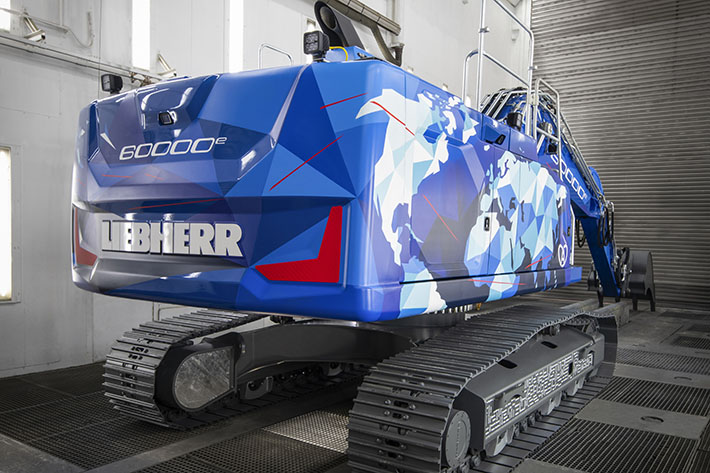 Liebherr-France SAS unveils their 60,000th crawler excavator in Colmar