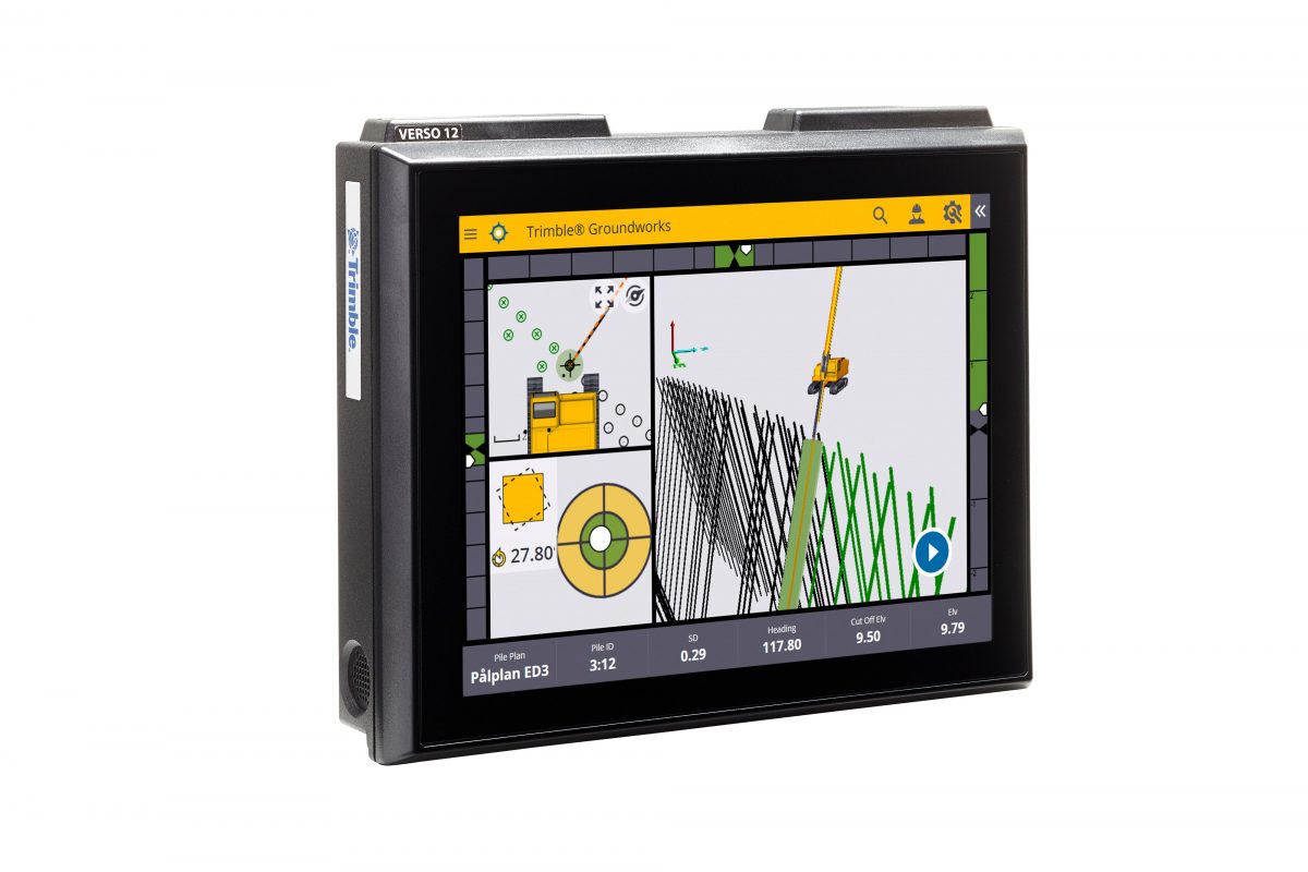 Trimble introduce groundworks machine control system for drilling and piling