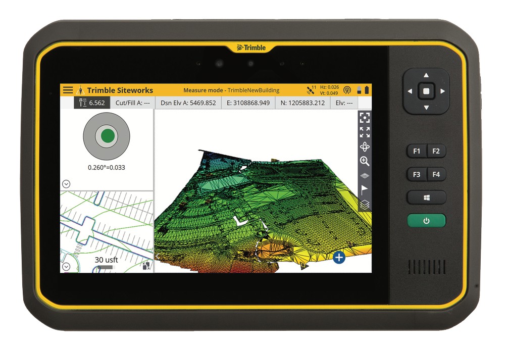 Trimble T7 rugged, lightweight Tablet elevates productivity on the construction site